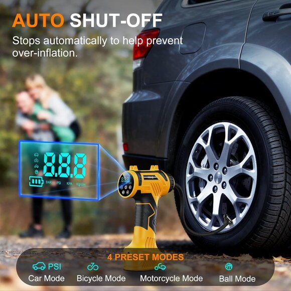 Tire Inflator Portable Air Compressor - Picture 7 of 12